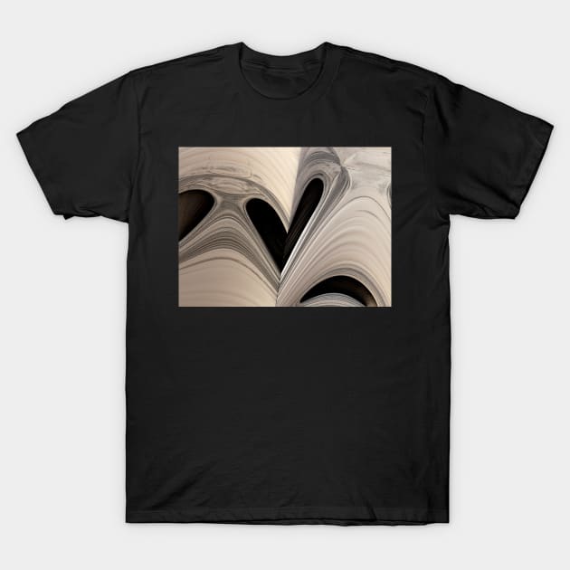 Fractals art...7 and maybe a heart... T-Shirt by AtelierFafard